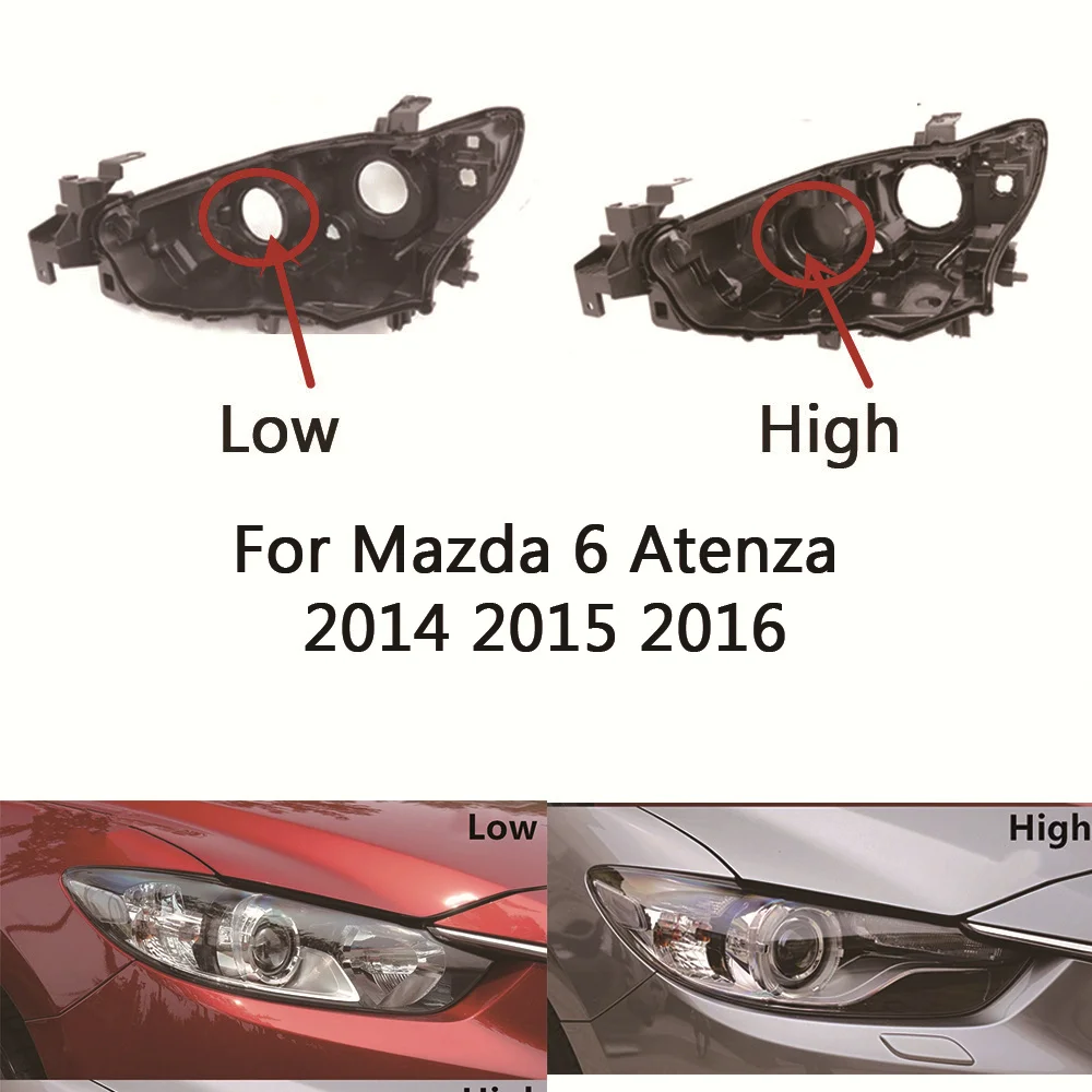 

Для Mazda 6 Atenza 2014 2015 2016, основание фары, дом для фар, задняя база автомобиля, задняя фара, дом