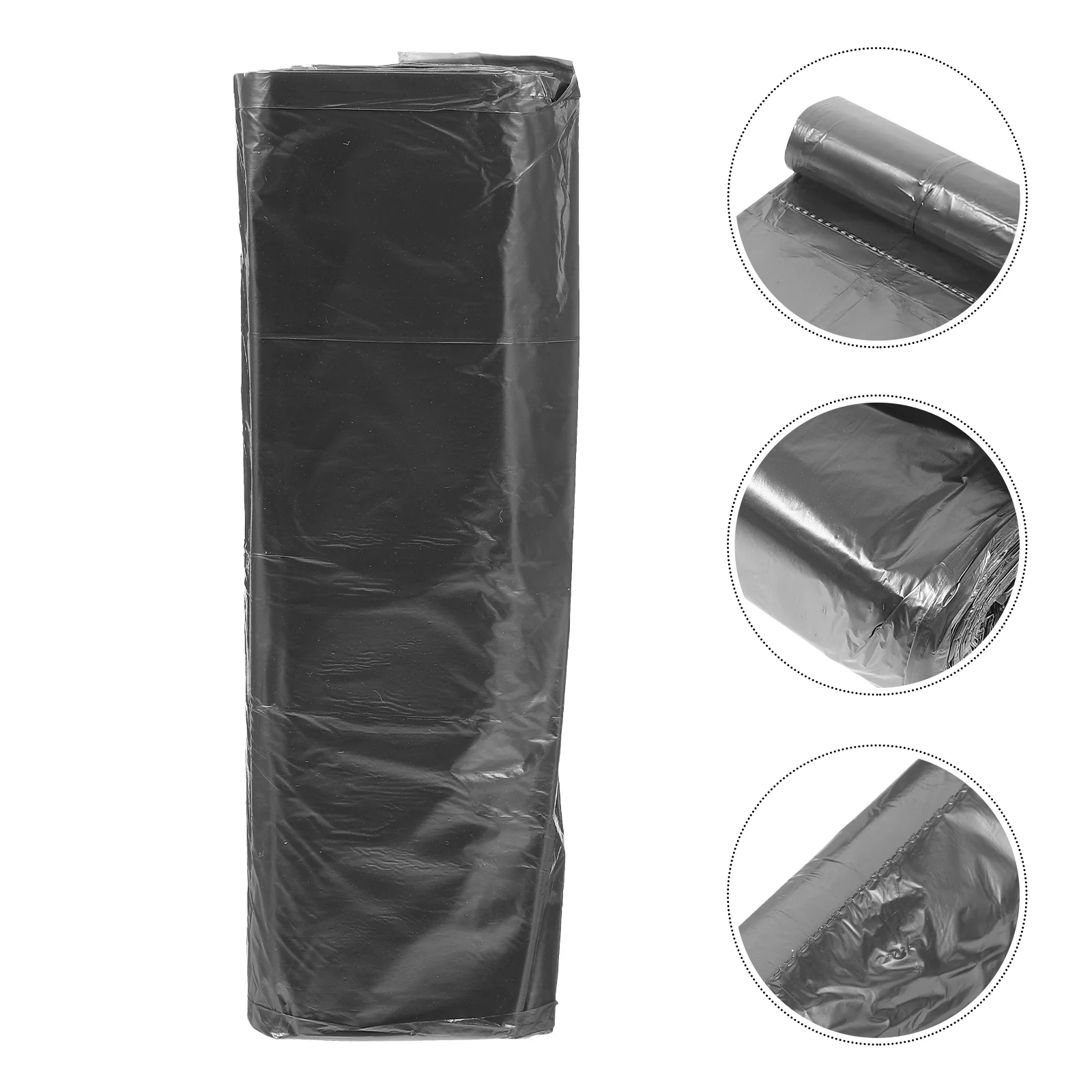 5 Rolls Thick Garbage Pe Rubbish Refuse Trash Bags for Bathroom Small Disposable