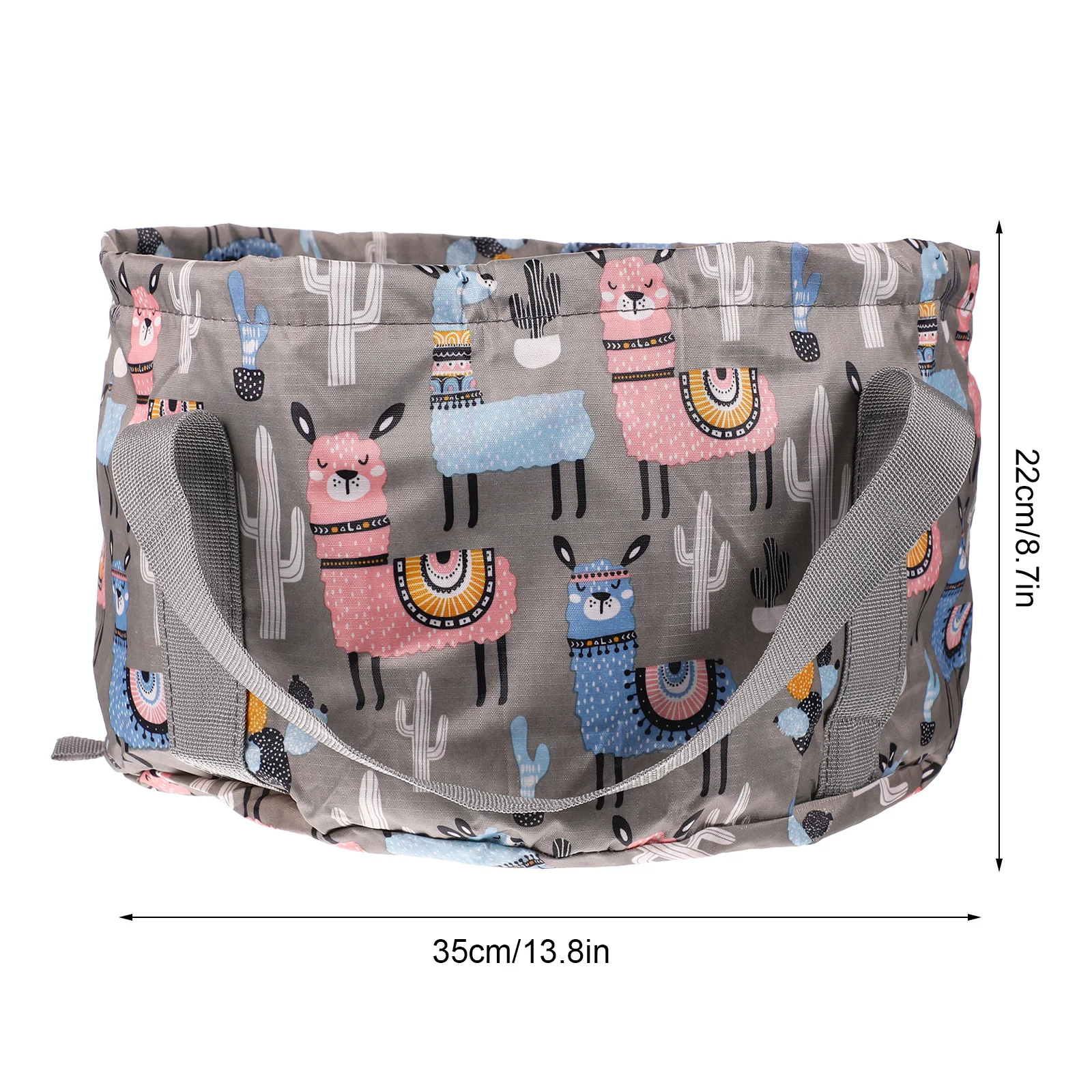 1 قطعة حوض القدم المحمولة القابلة للطي 21L مقاوم للماء النايلون في الهواء الطلق القدم تمرغ حوض السفر التخييم دلو للماء متعددة الأغراض