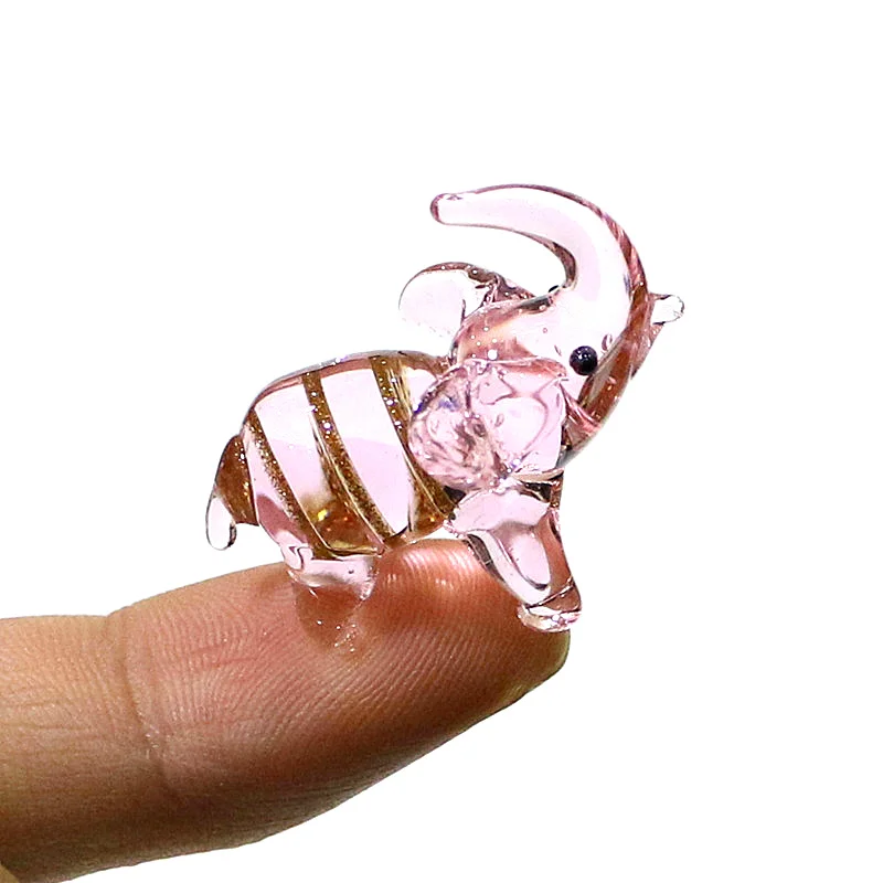 Kawaii winzige Tier ornamente niedliche Miniatur-Elefanten statue Handwerk für DIY Home Desktop Kinderzimmer Feen garten Mikro landschaft Dekoration Zubehör – Detail 2