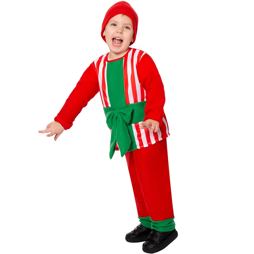 New Christmas Gift Box Costumes Cute Christmas Cosplay Props Party Dress Up Stage Show Clothing for Kid Role Play Surprise Gift