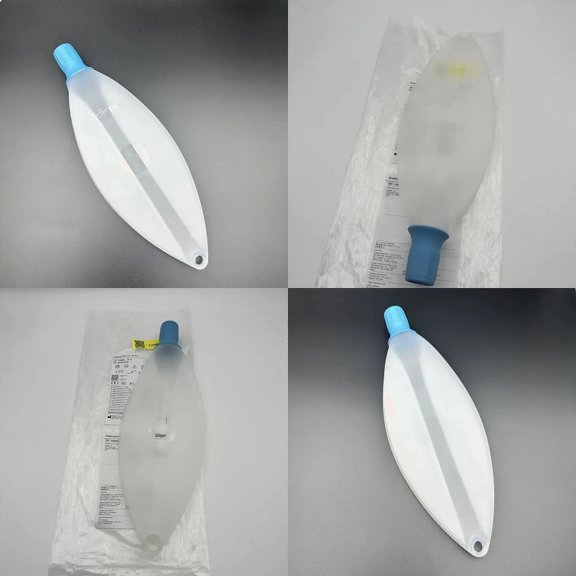 

Drager 2166062 Breathing Bag 2 to 2.3L Silicone Resuscitator Anesthesia