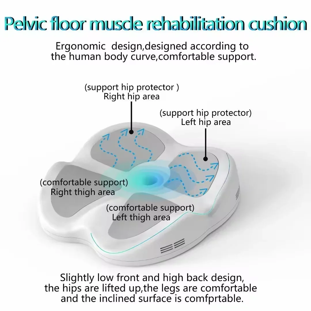 Latest Air Cooling Hiemt Pelvic Floor EMS Muscle Stimulator Pelvic Muscle Exercise Cushion Seat