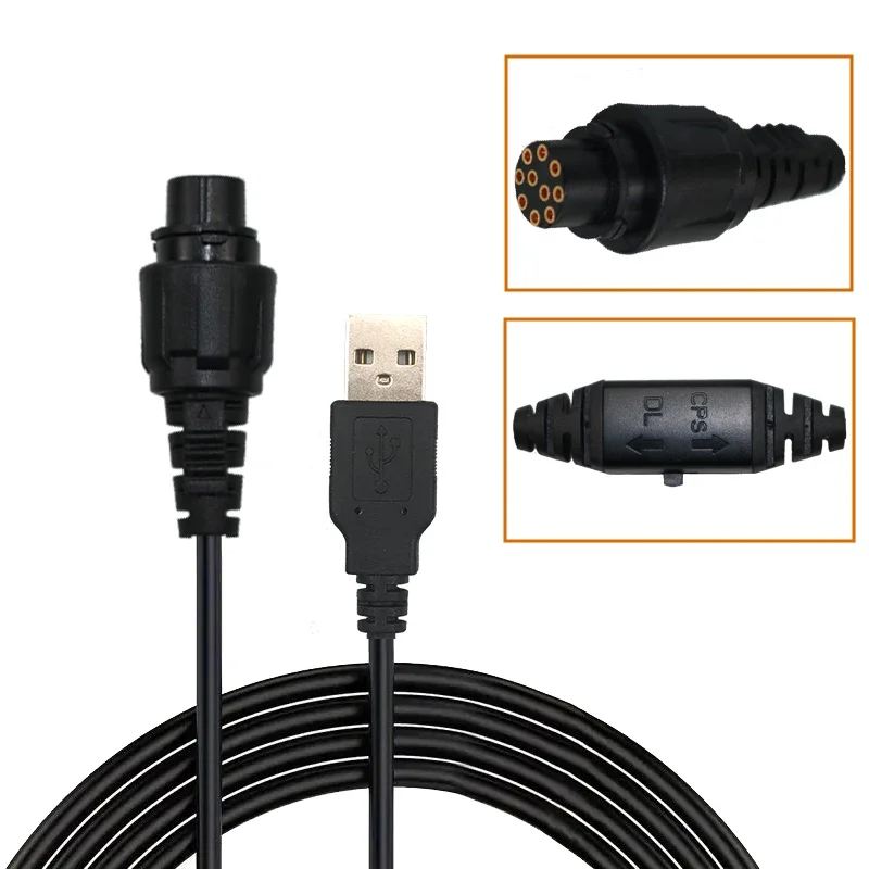 PC47 USB Programming Cable For Hytera MD655 MD652 MD658 MD656 MD780 MD785 MD782 MD786 RD980 RD985 RD982 RD986 RD960 RD965 RD962