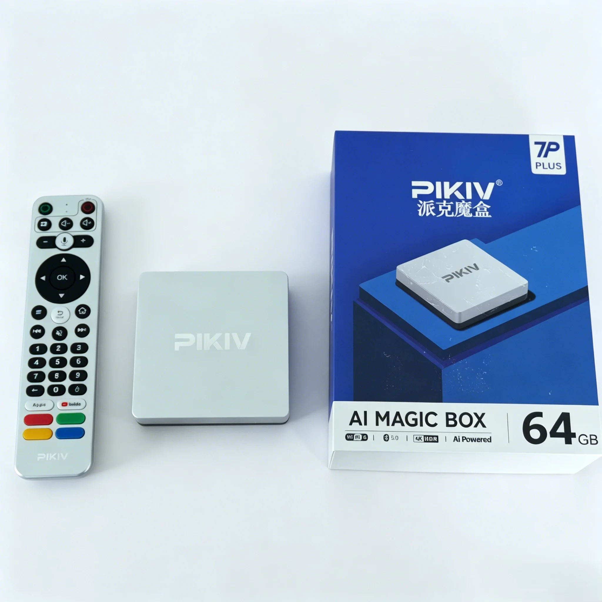 Genuine]2026 new arrival PIKIV 7P Plus smart tv box Set Top Box 4G