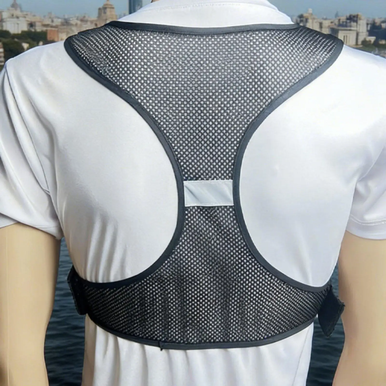 Waterproof Mesh Sports Vest Reflective High Visibility Running Vest Lightweight Cycling Vest for Marathon Riders and Night Work