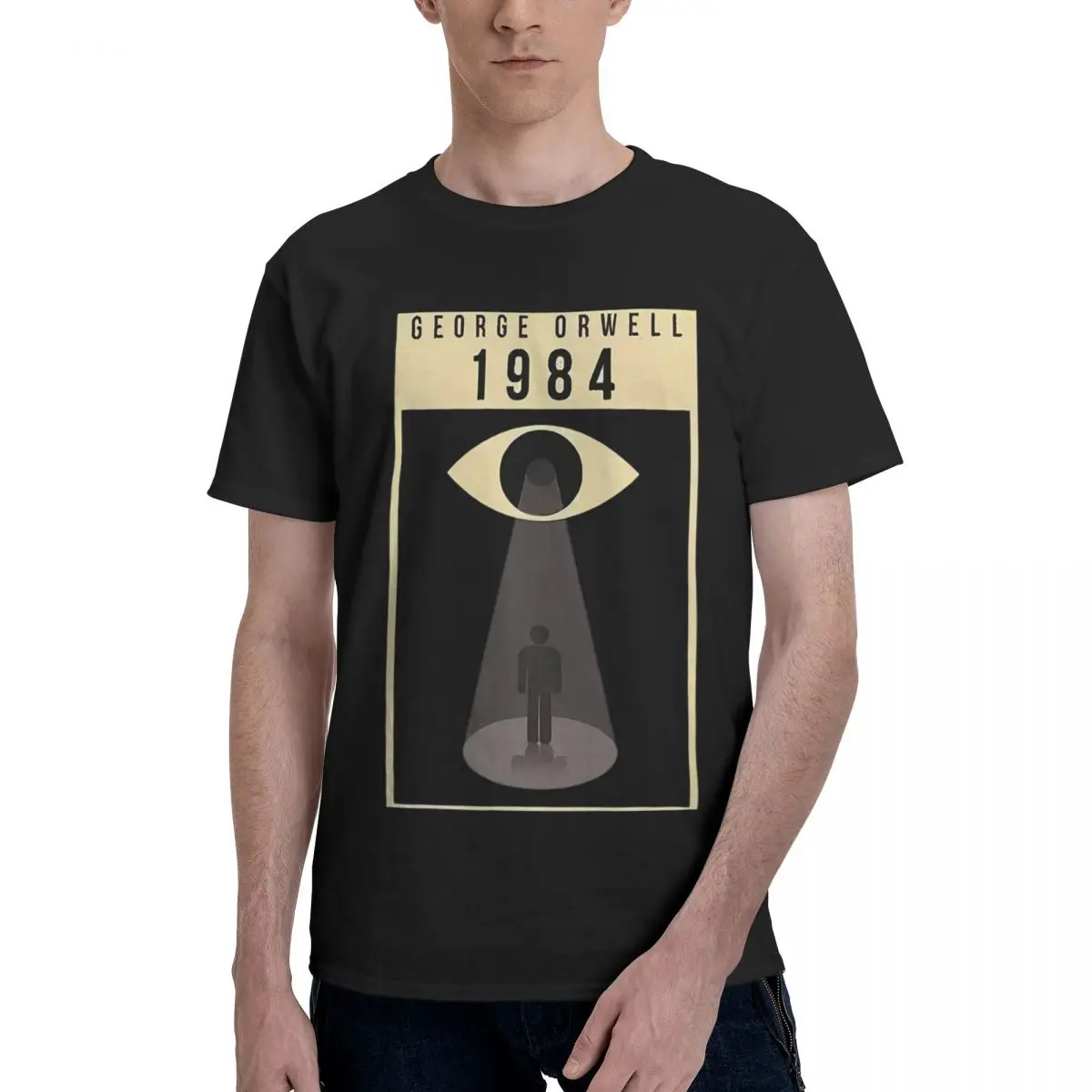 

George Orwell 1984 Essential, повседневная дышащая удобная футболка из 100% хлопка, забавная мужская футболка, забавная рубашка