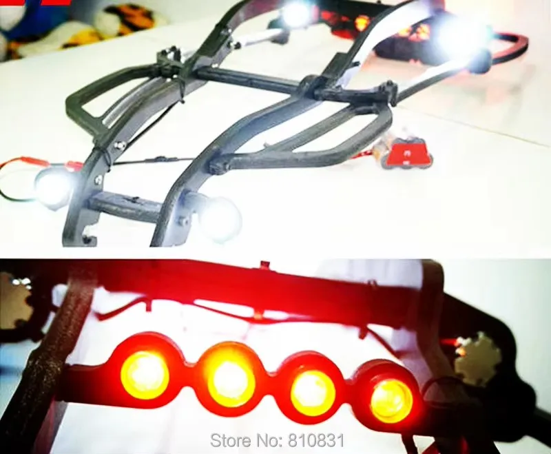 TRAXXAS X-MAXX Roll Cage LED Leadlight Lamp Roll Bar Sway Bar Shell Version For Rc Car 1/5 XMAXX Body Shell Protection