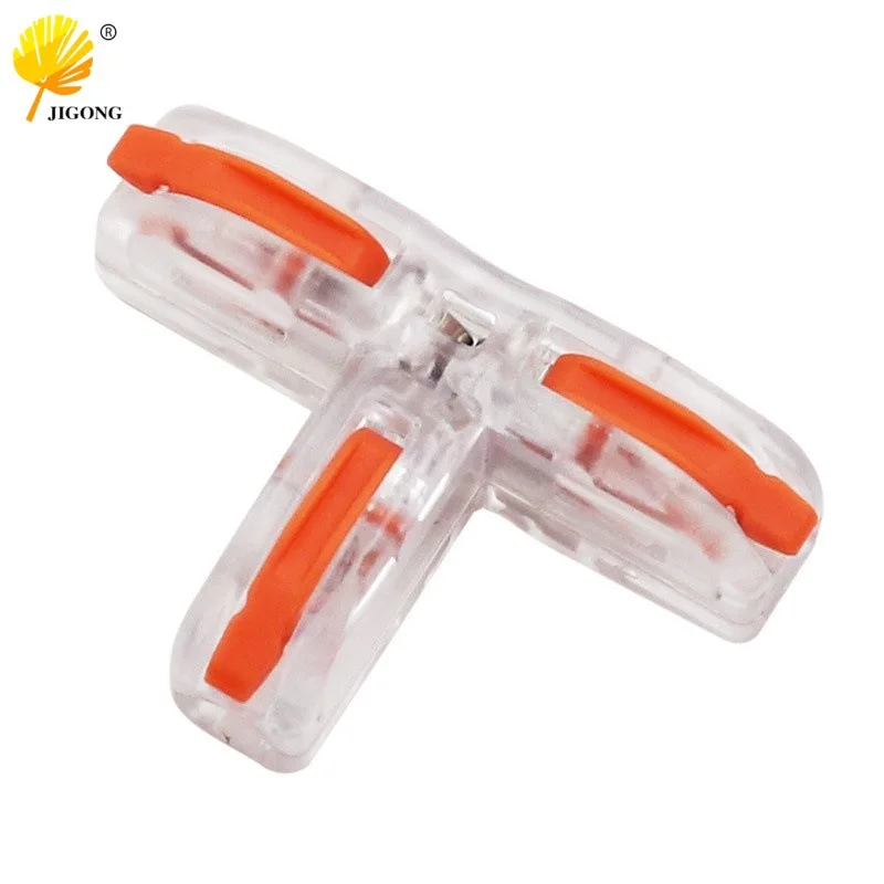 Wire splitter, household main line branch soft and hard wire splitter, universal T-type quick splitter terminal