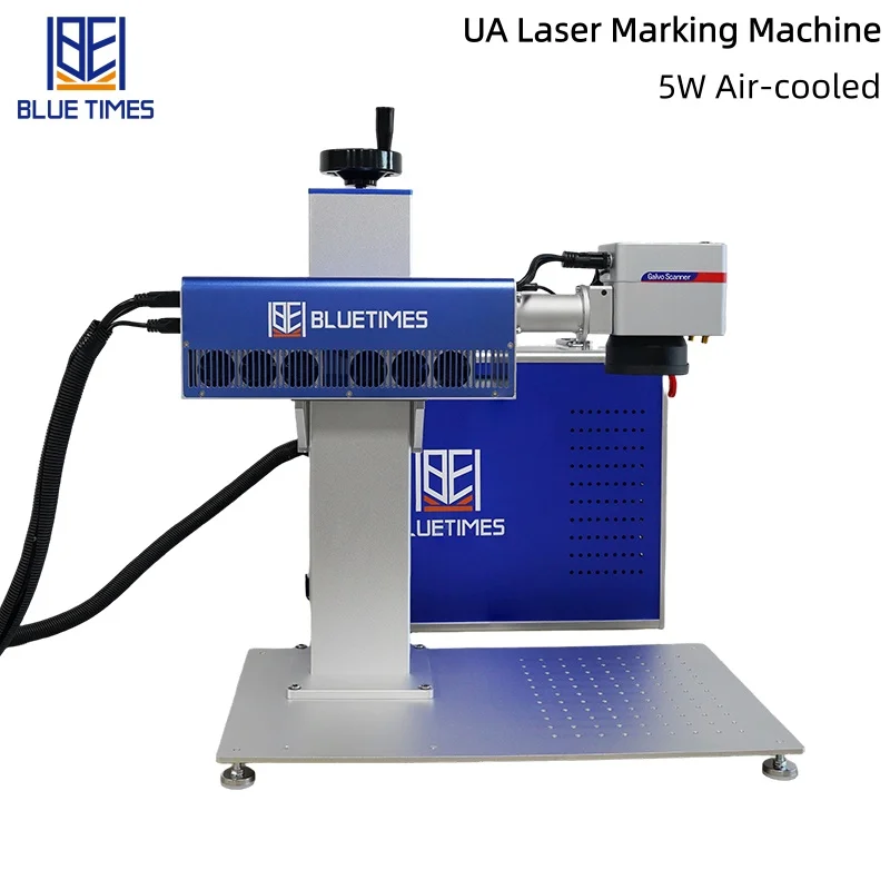 

Bluetimes UV 5W Laser Marking Engraver Suitable for Fine Marking Gold, Silver, Copper, Glass etc Widest Range of Materials