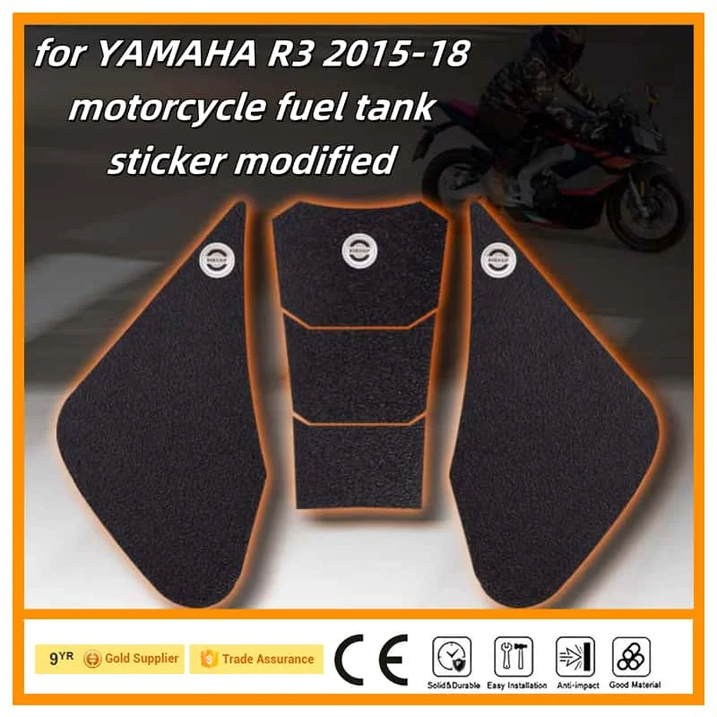 Suitable for Yamaha R3 21:18 motorcycle sticker tank non slip tank traction side pad protective decal