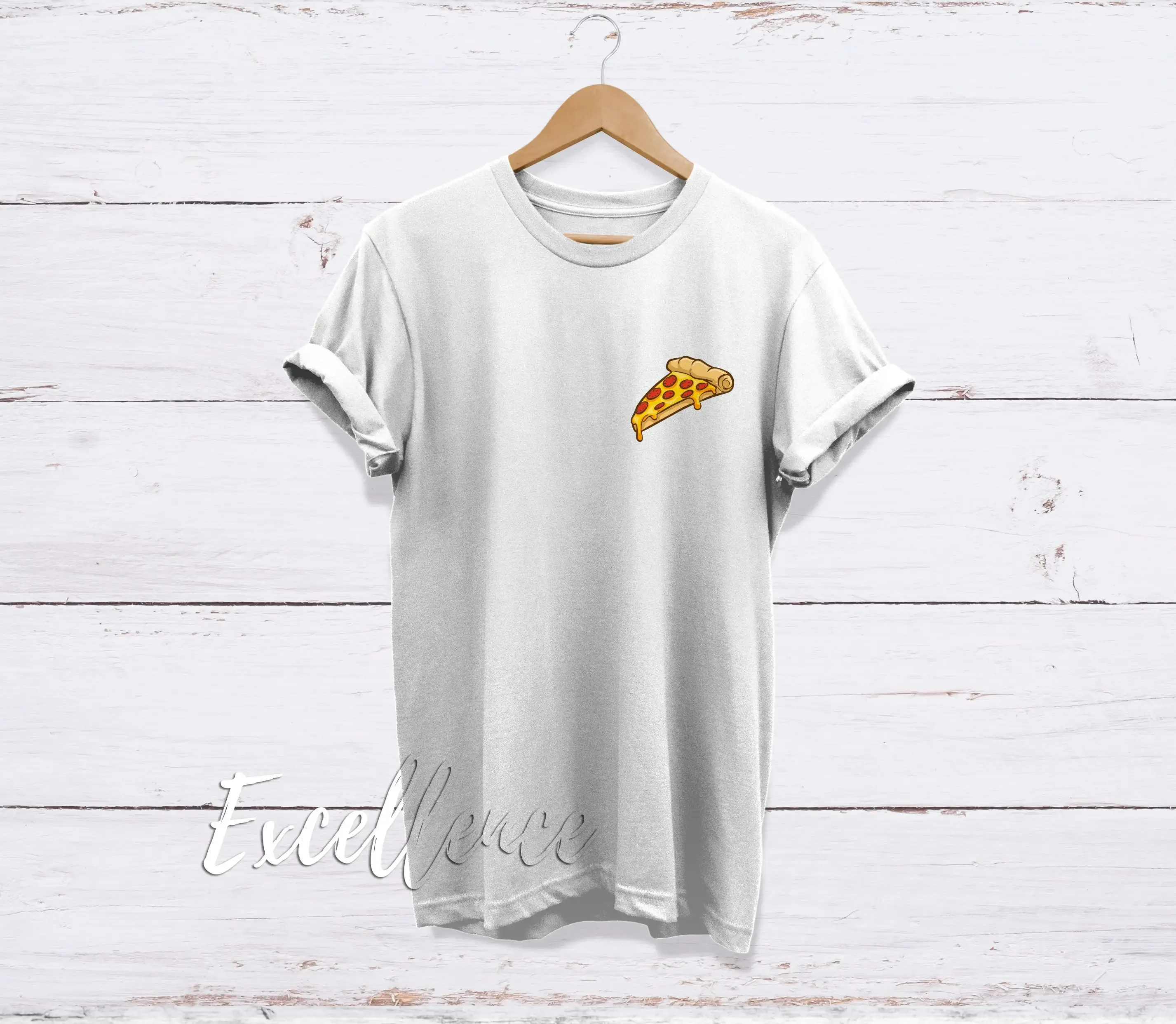 Pizza T Shirt Lover High Quality Adults EXCELLENCE