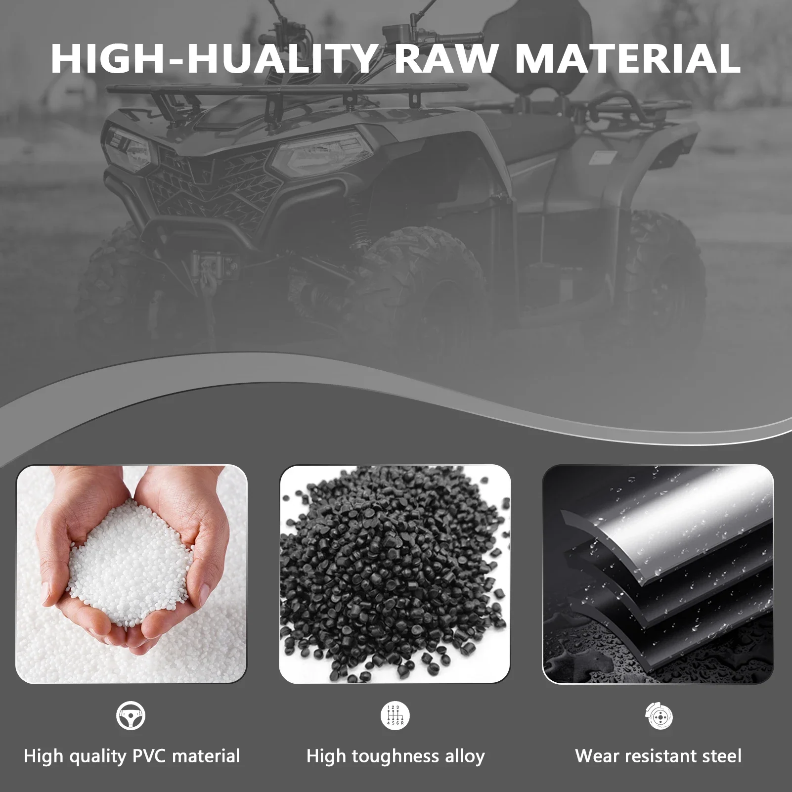 7020-010100 مجموعة قفل غطاء الوقود قابل للقفل مع مفتاحين لـ CF Moto 450, 520, 550, 625, 800, 850, 1000 CForce EU4+EU5 #6