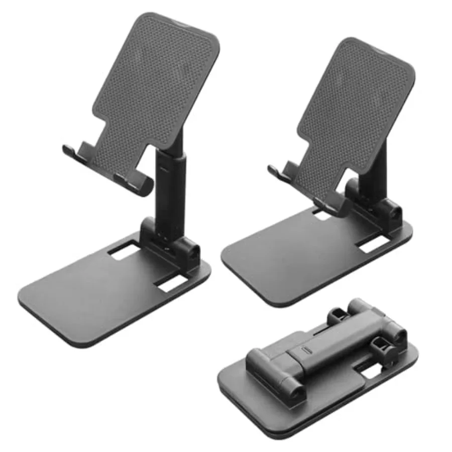 

3 Pcs Cell Phone StandFully Foldable and Angle Height Adjustable with Silicon Pad Cell Phone Holder for Desk Office Tablet Stan