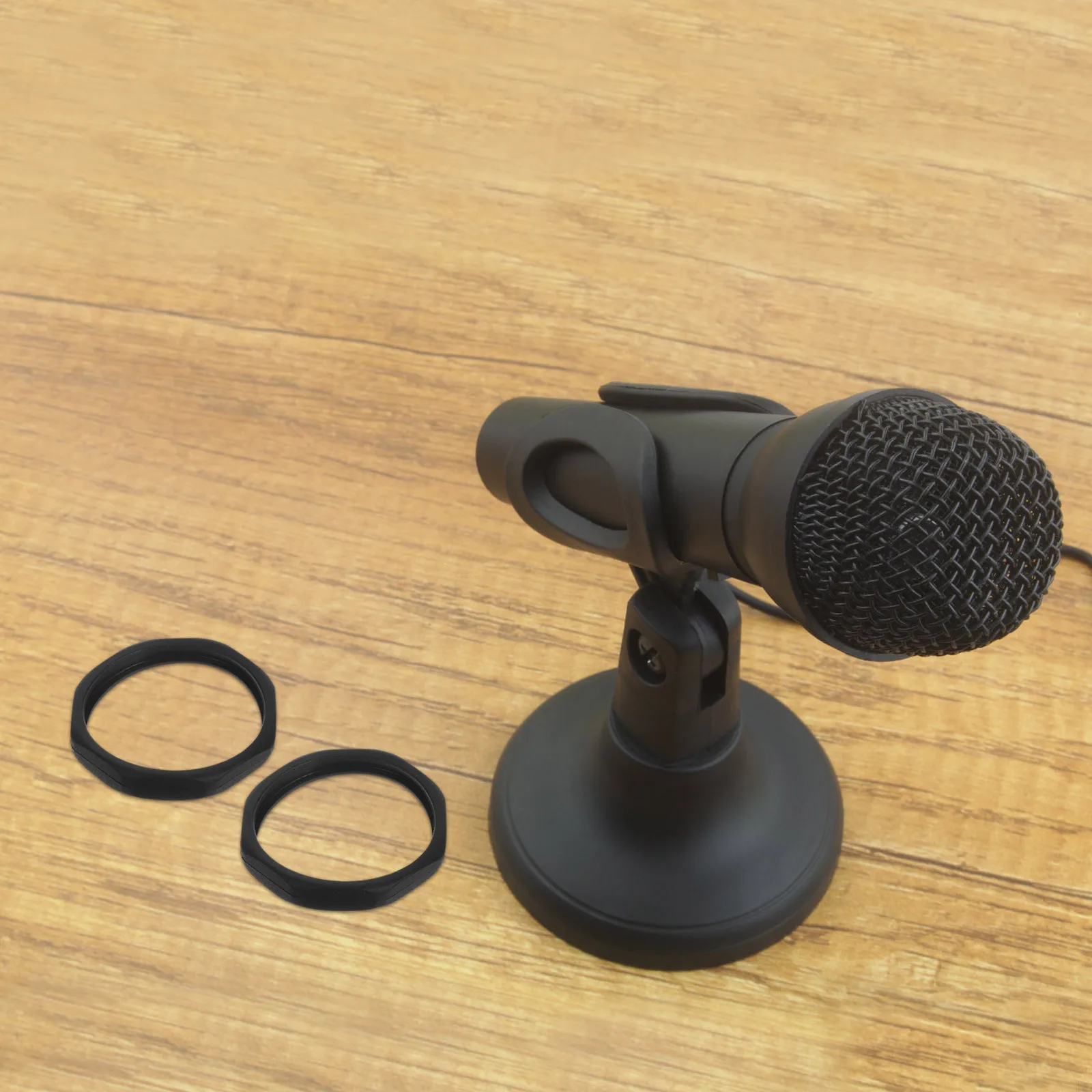 

5Pcs Professional Mic Anti-Slip Sleeve 8 Angles Shock Absorption for Wireless Microphones 50mm Diameter Mic Holder