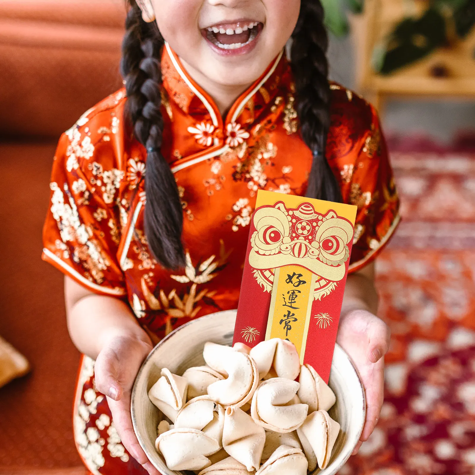 

6Pcs Glitter Red Envelopes Chinese New Year Hong Bao Money Holders Spring Festival Wedding Cash Gift Decorative Envelopes Red