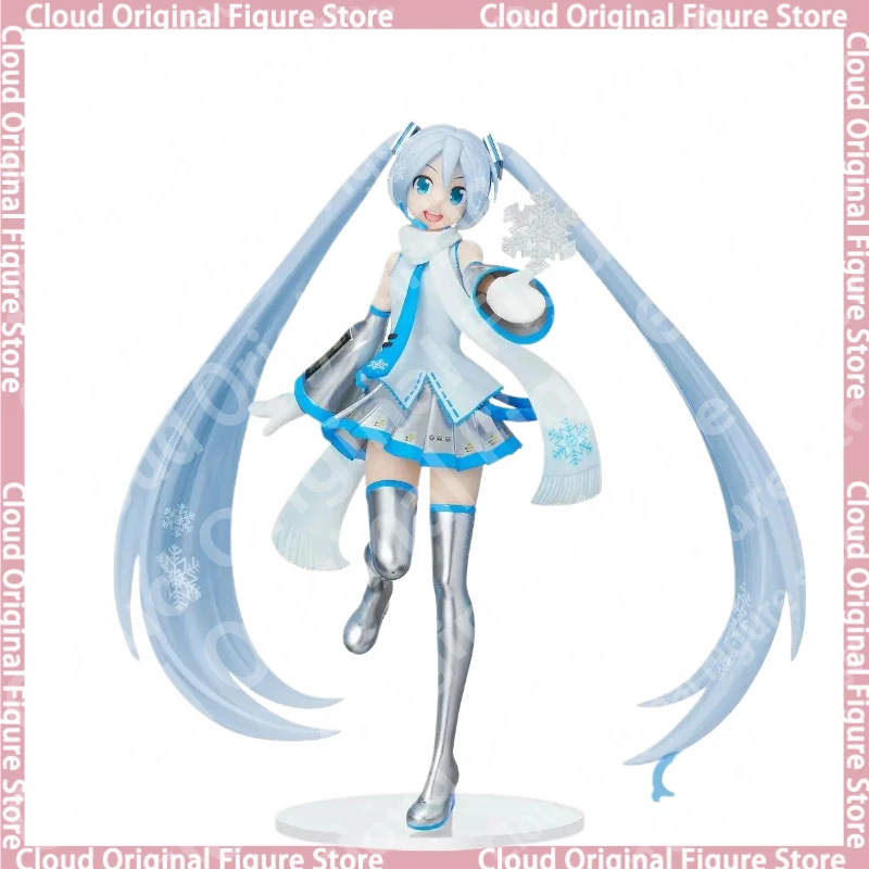 在庫オリジナルセガ-vocaloid-初音ミクスノーミクスカイタウン-pvc-アクションフィギュアモデルコレクション人形おもちゃ趣味