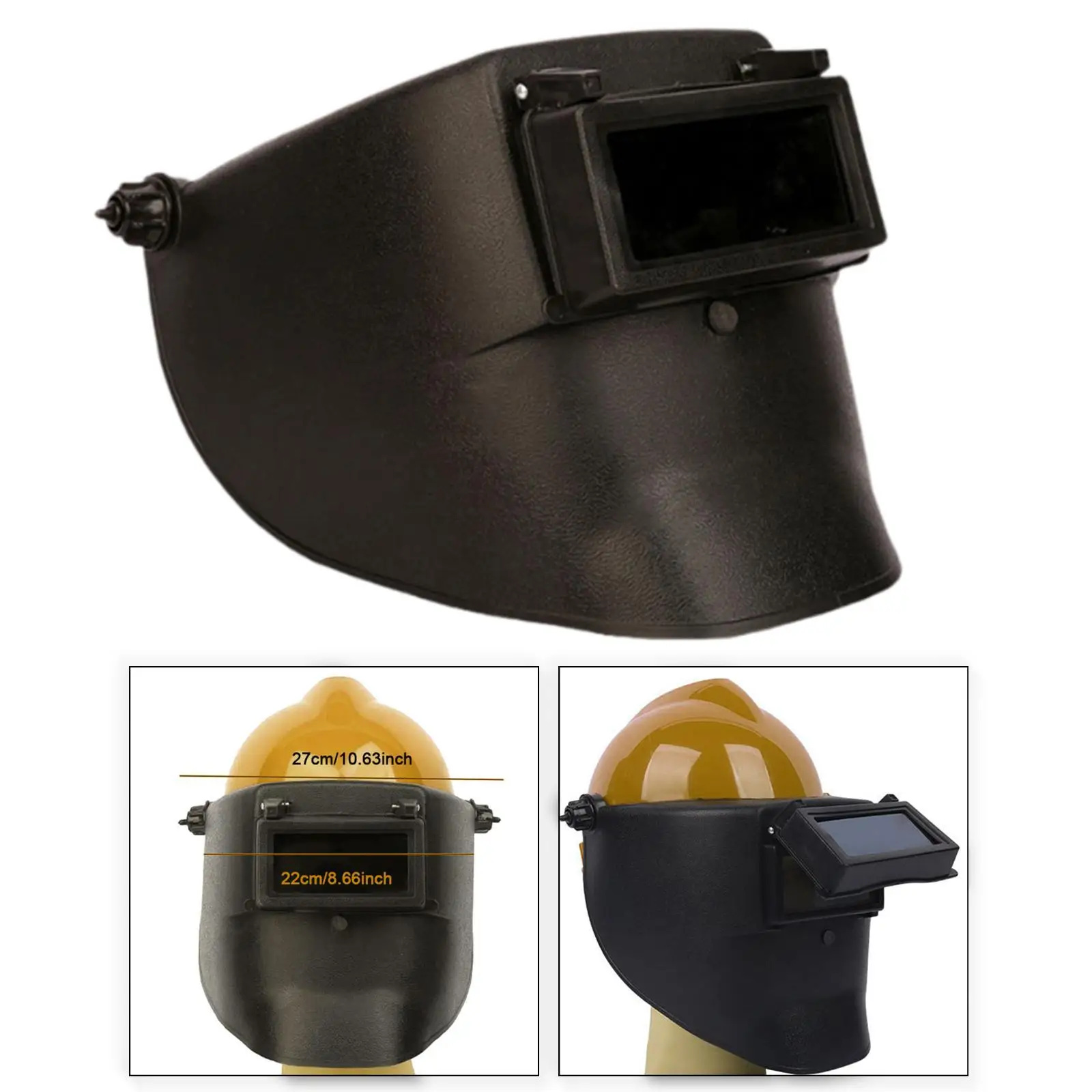 Electric Welding Cover Multifunctional Welding Panel Lightweight High Performance Convenient Welding Headgear for Cutting