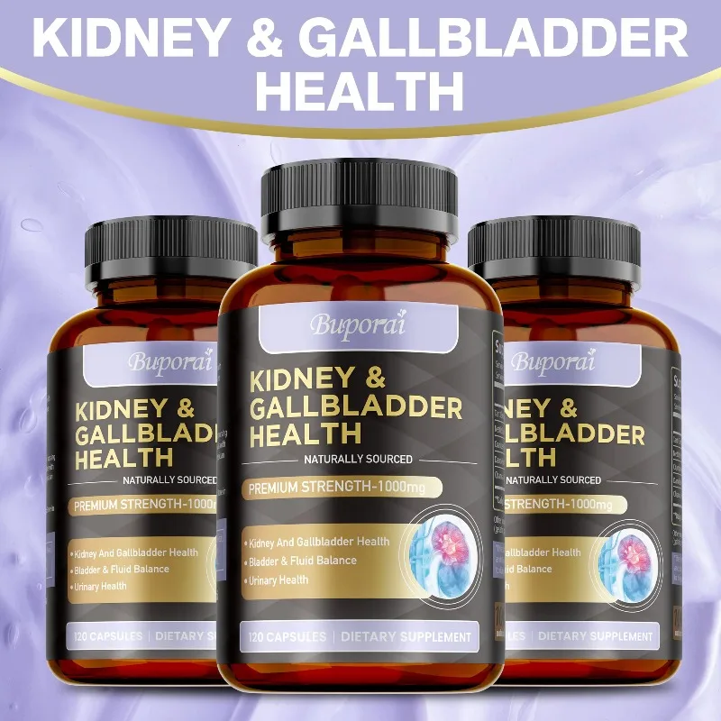 

Kidney & Gallbladder Supplement - Balance Blood Circulation, Kidney Cleansing, Promotes Urinary Tract Health, Boost Vitality