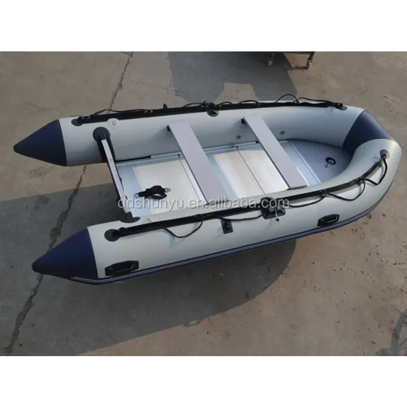 CE Approved Inflatable Boat 320 with Electric Motor with Aluminium Floor