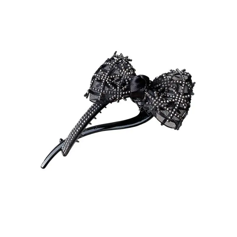 1 Stück Acryl-Haarklammer mit Blumenmuster, Modisches Damen-Haaraccessoire, Luxuriöse Haarspange, Elegante Haarklammer für den Hinterkopf – Detail 7
