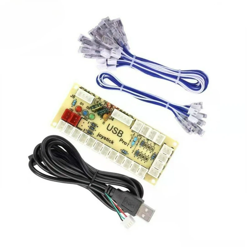 

USB-джойстик, чип для игровых карт, поддержка консолей PS3, Android, PC360, плата управления, аксессуары для аркадных автоматов, игры с монетоприемником