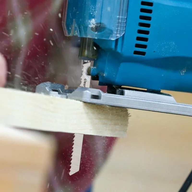 T-Shank Jig Saw Blade Set High Fine&Coarse Teeth Carbon Steel Replacement Jigsaw Blades for Wood Plastic Metal Wood Cutting Tool - view 4