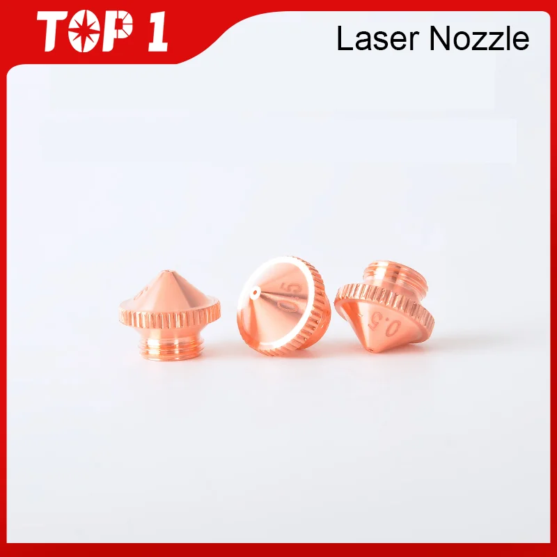 TOP1 10pcs /lot Precision Cutting Nozzle Caliber 0.5mm for Fiber Laser Cutting Head Machine