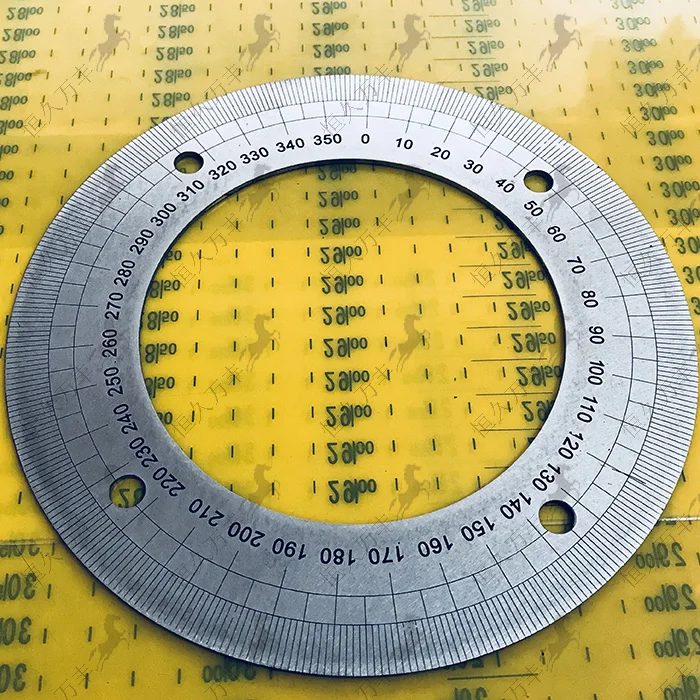 Outer diameter: 180mm Dial Stainless Steel Angle Plate Mechanical Parts 360 Degree Disc 180 # 112 # 2 # 8 # 144