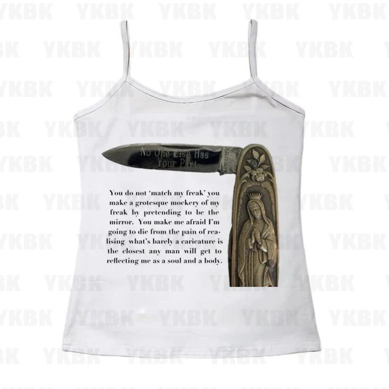 Sommer y2k Brief Frauen Mode Baby Streetwear Print 90s mädchen Vintage Süße Mode Crop Top Harajuku Tank Weste Nette lässig
