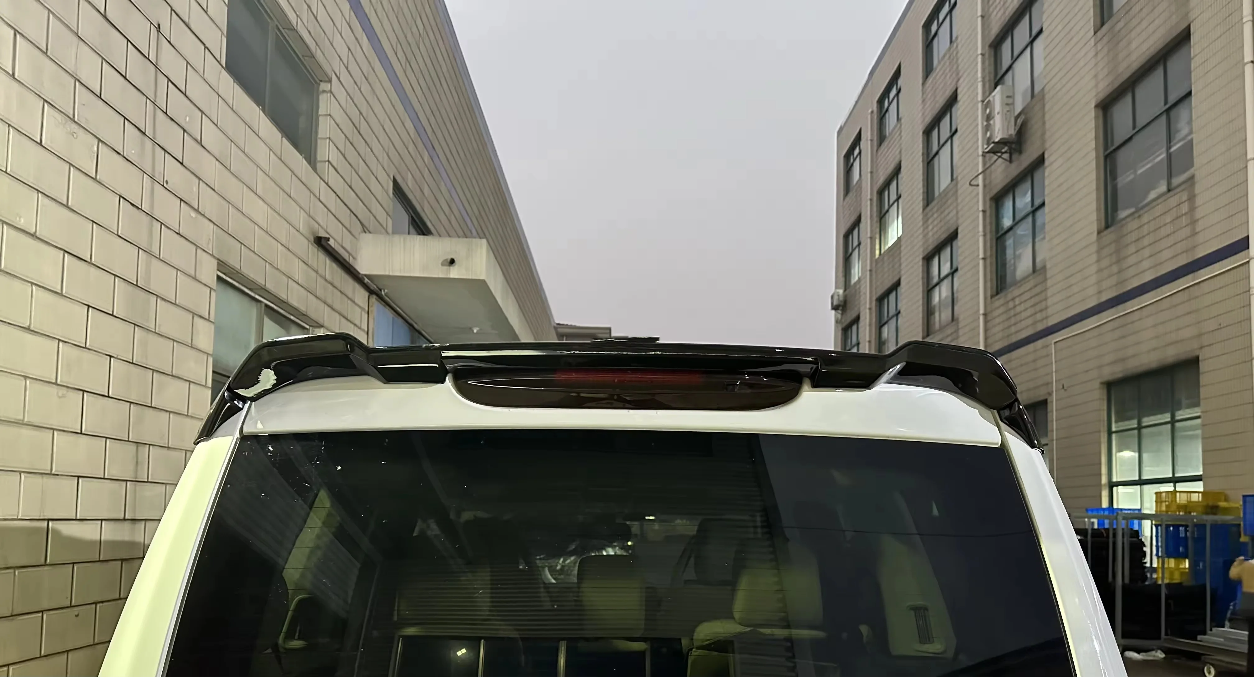 لاند روفر ديسكفري 3/4 سبويلر خلفي ABS وألياف الكربون استبدال سطح واحد أو مزدوج مع سهولة التركيب #2