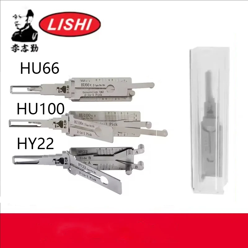 Original lishi Pick LOCKSMITH TOOL 2-in-1  HU100R HU92 HY22 TOY2 TOY48 HU101 HU162T-8   HU66 HU100 HON66