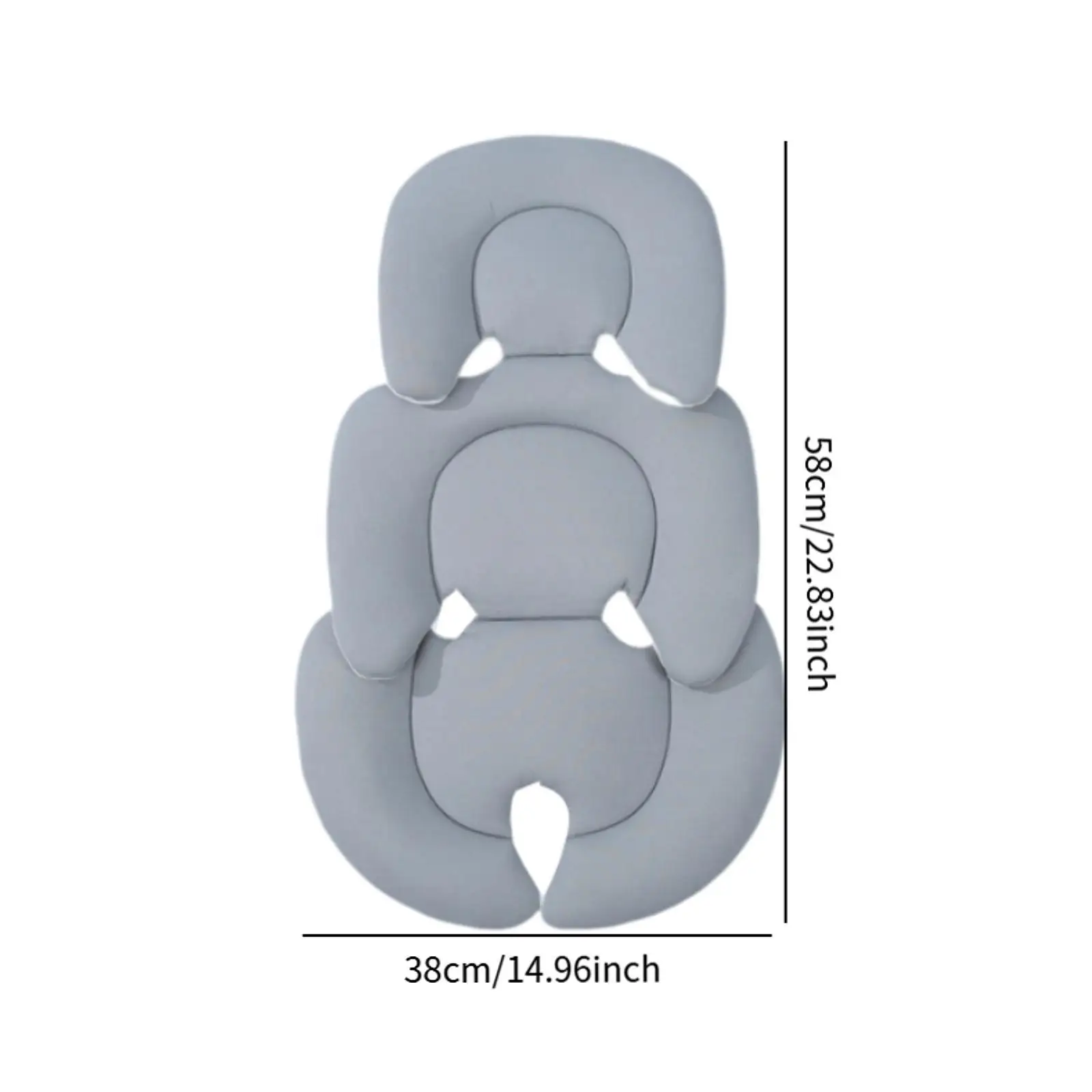 Baby Stroller Cushion Pad Comfortable Breathable Baby Carriage Cushion Stroller Seat Liner for Pushchair Pram Car Baby Highchair