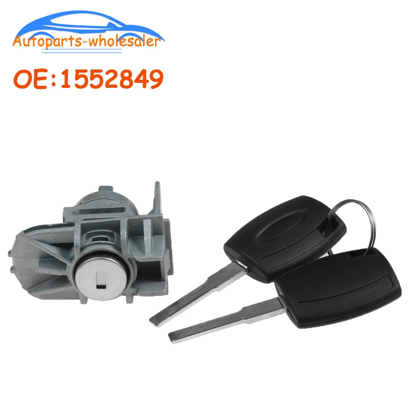 

1552849 For Ford for Focus for C-Max for S-Max Left Door Lock Cylinder Auto Door Lock Cylinder locksmith tool Car Accessories