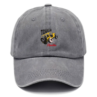 Customize Vintage Washed Cotton Baseball Cap Men Off-Road Truck Pattern Adventure Dad Cap Adjustable Outdoor Hats Racing Hat