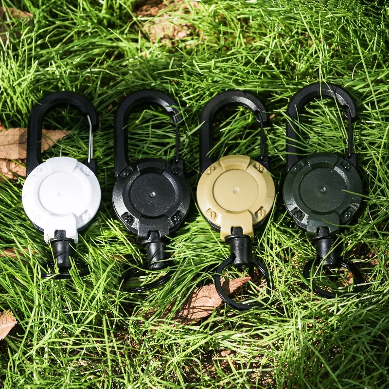 

Backpack Steel Wire Rope Lure Retractable Clip Outdoor Fishing Accessories Anti-Loss Hand Strap Easy-Pull Buckle Key Hook