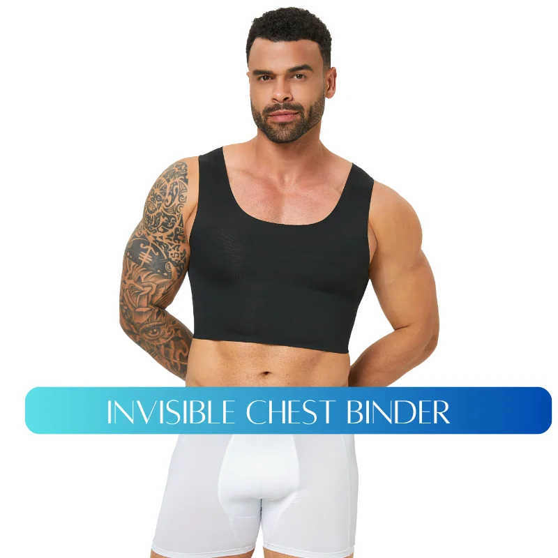 Nahtlose formende Kurzweste für Herren, ärmellose Slim-Fit-Unterwäsche, hochelastische, atmungsaktive, bequeme Weste – Detail 2