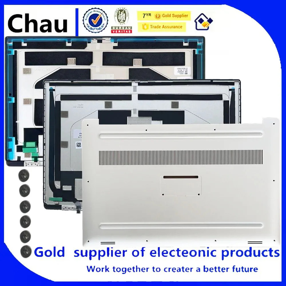

New For Chau XPS 15 9570 7590 Precision 5530 5540 Laptop LCD Back Cover 0K4297 0K4368 /Bottom Base Cover 0RY51V Silver