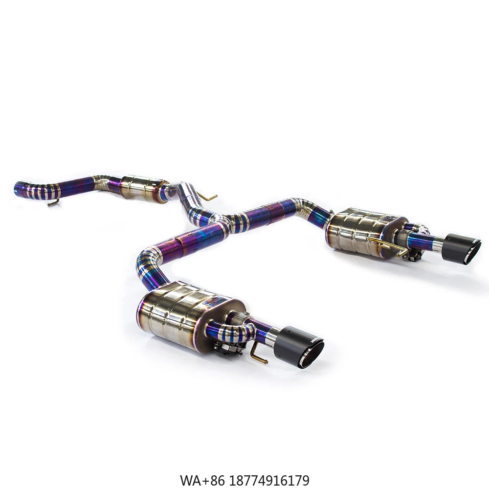 

JYDFor 2008-2020 CC Titanium Alloy Exhaust Pipe 2.0T Car Sound System Accessories with Muffler and Exhaust Tip