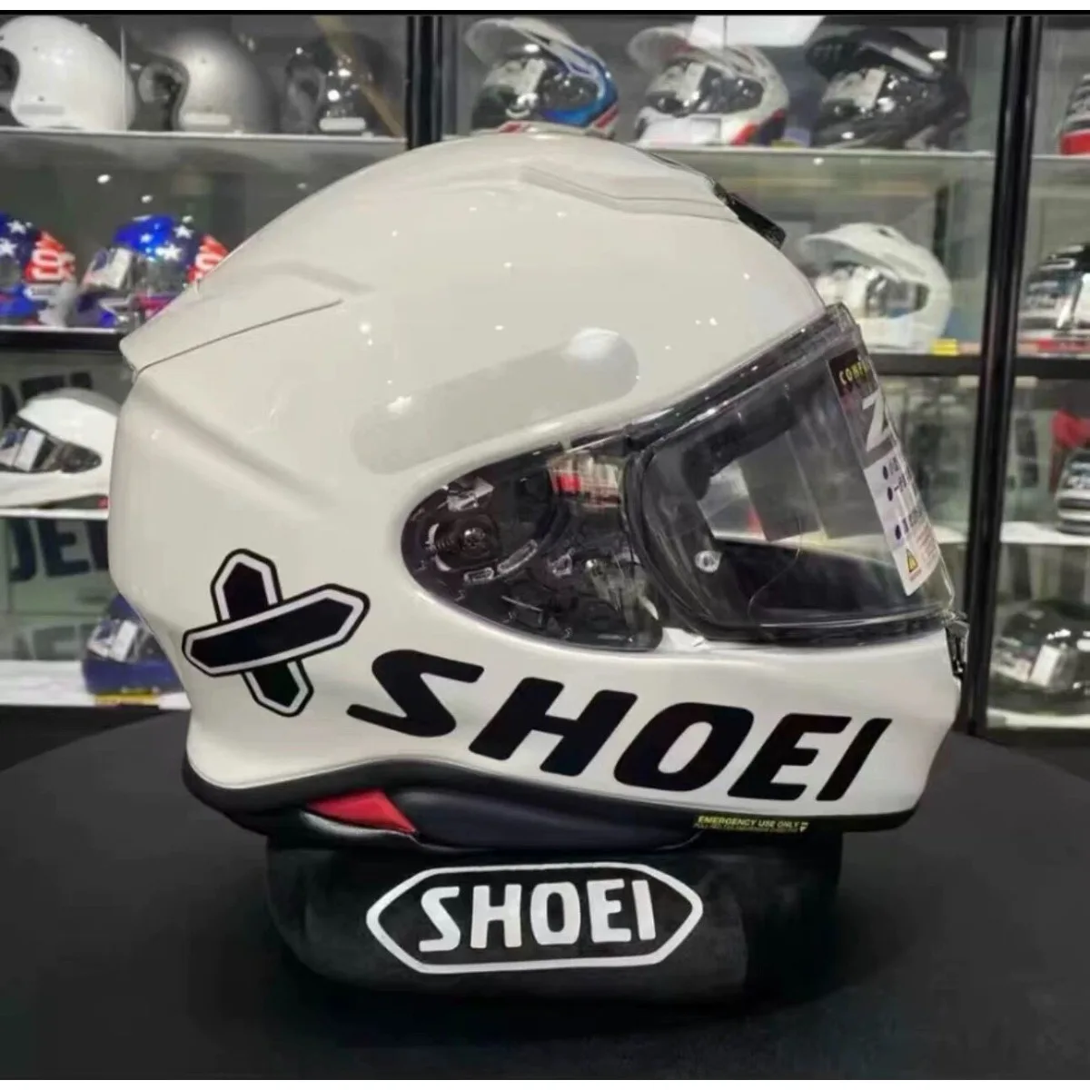 SHOEI Z8X Full Face Street Motorcycle Helmet.Unisex Classic Fashion Protective Helmet shoei