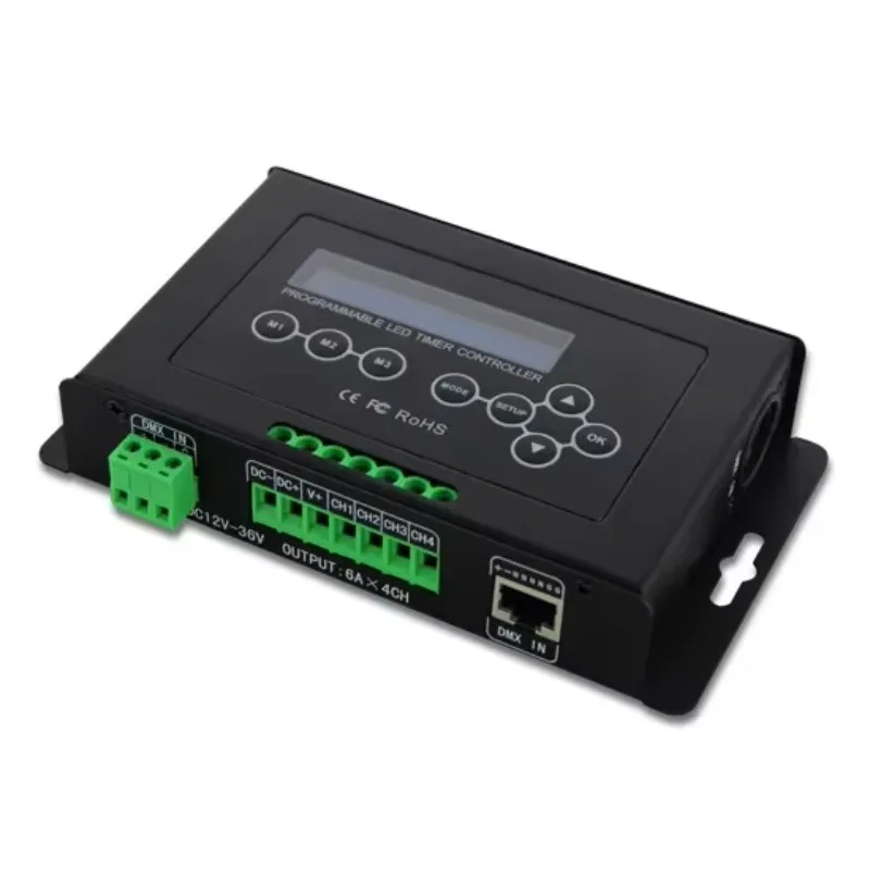 2026 BC-322-6A led grow aquarium plant full spectrum 12 volt sunrise light stage lighting light controller dimmer automatic