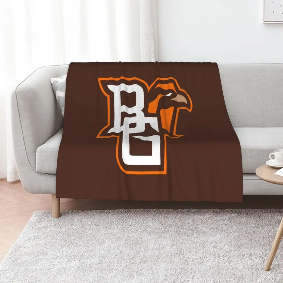 Bowling Green State University Throw Blanket Plush Soft Big Softest christmas decoration Flannel Loose Blankets