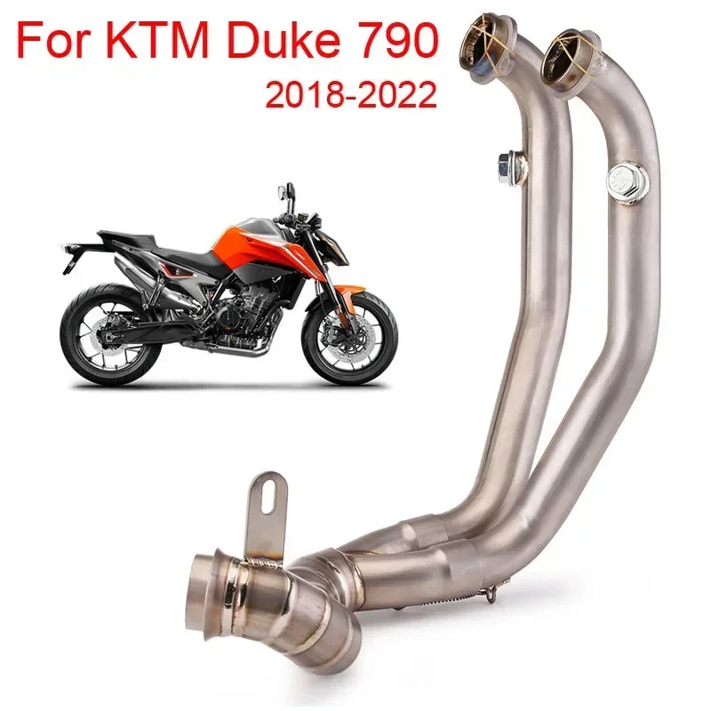 Motorcycle Exhaust Titanium Alloy Pipe Full Systems Header Pipe For KTM duke 790 ADV 2018-2022 Years