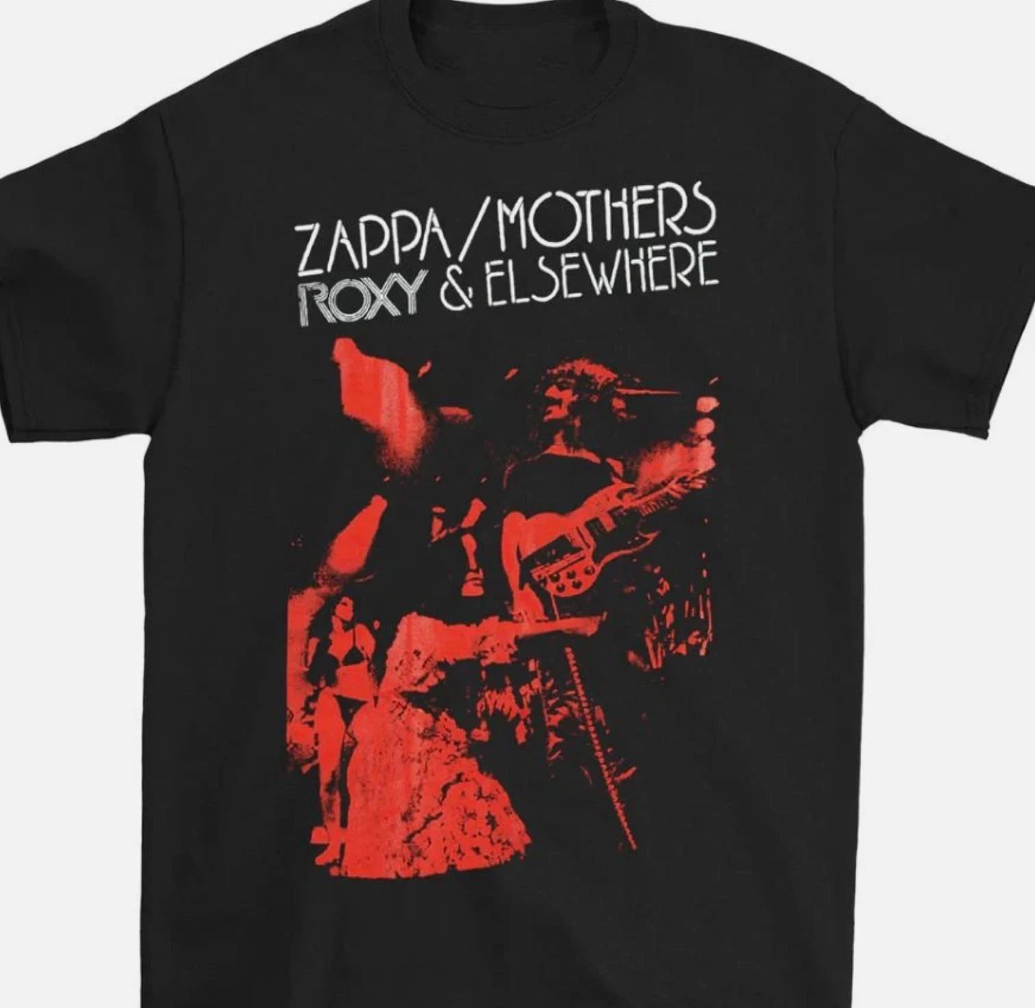 Camiseta unisex de Frank Zappa Roxy & Elsewhere, camisetas completas de Harajuku para hombre