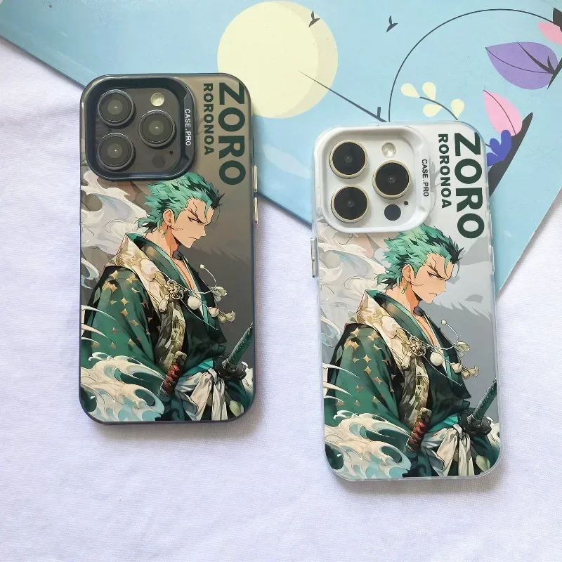 ONE PIECE luffy gear 5 roronoa zoro Anime Phone Case For iPhone 15 14 13 12 11 Pro Max 14 Plus Case Cute luxury shockproof Cover