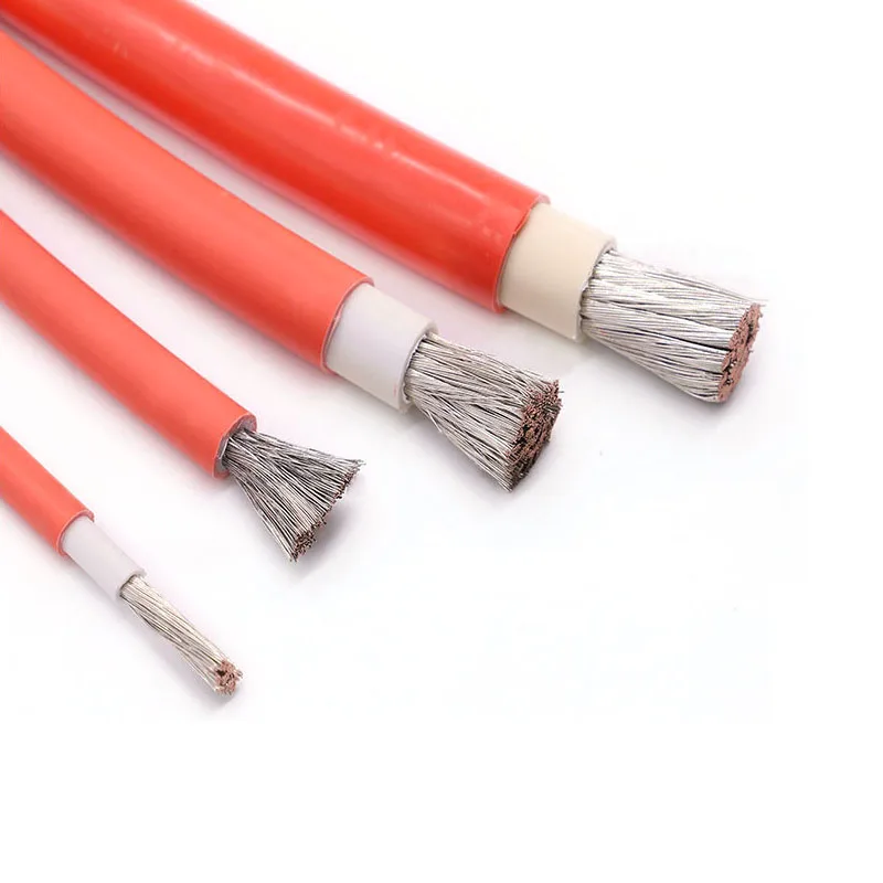 Solar Panel Extension Cable 10/6/4/2.5 mm2 16/14/12/10/8/6AWG Tinned Copper Double Sheath Black Red DC Wire for Solar PV System
