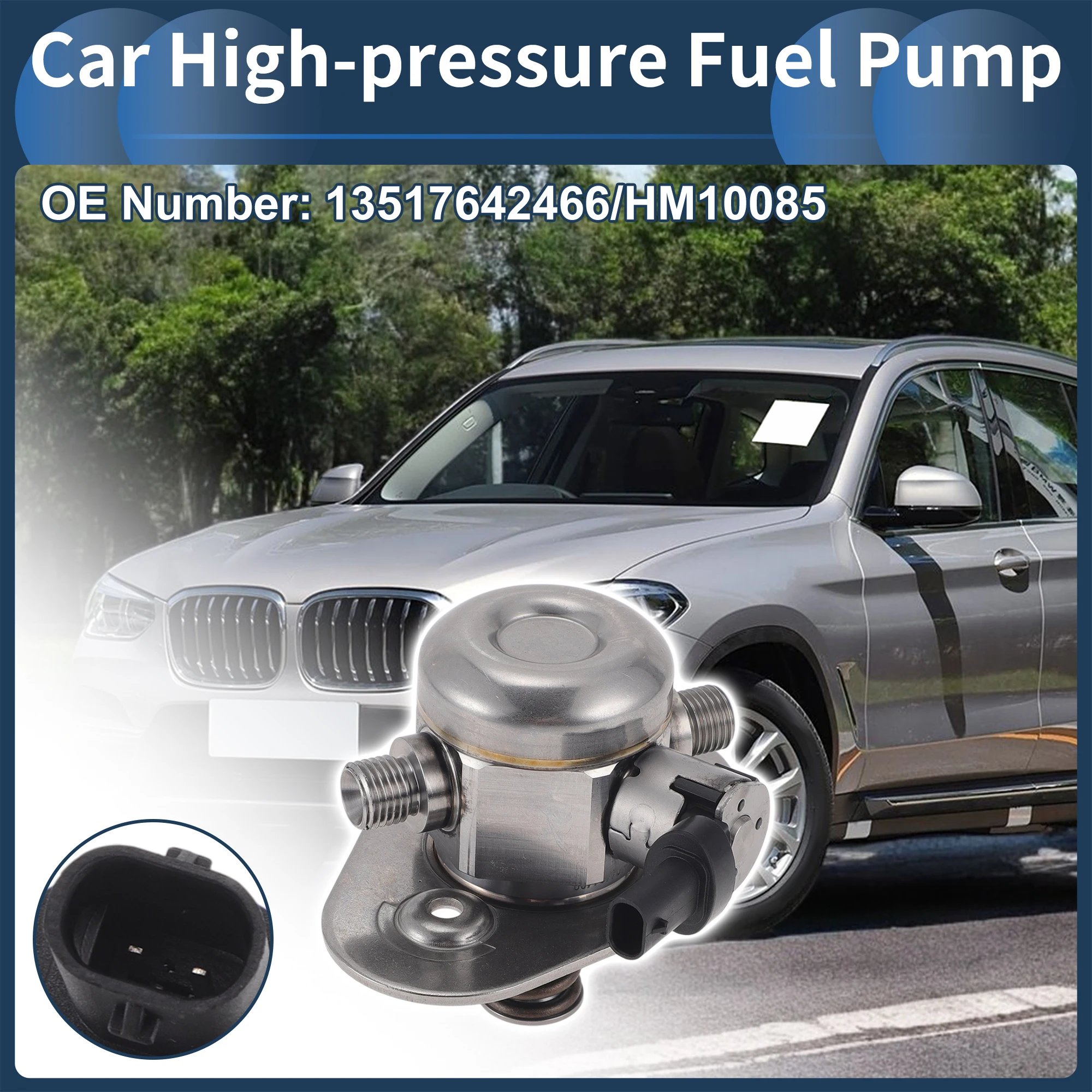 

X Autohaux Auto High Pressure Fuel Pump for BMW 230i L4 2.0L 2017-2021 for BMW 430i L4 2.0L 2017-2020 No.13517642466