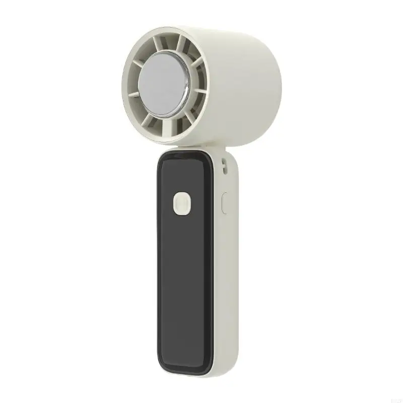 F92F Portable Handheld Folding Cooling Fan with Ice Compress Function for Outdoor Use