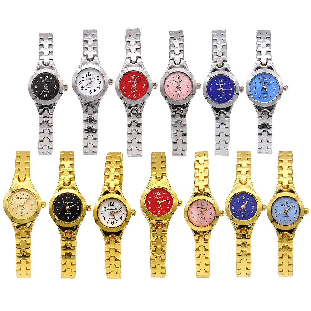 Women Bracelet Watch Mujer Golden Relojes Small Dial Quartz leisure Watch Popular Wristwatch Hour female ladies elegant watches