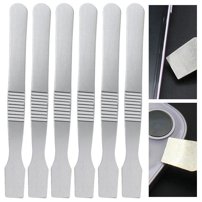 30pcs Mobile Phone Disassembly Crowbars Metal Tin Scraping Knife Solder Paste Mixing Knife Hand Repair Tools For Phone Ipad